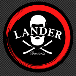 Logo Barbería Lander